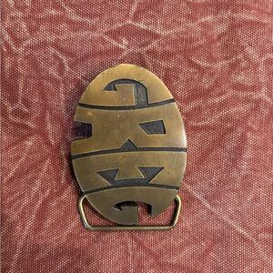 Vintage Brass Belt Buckle